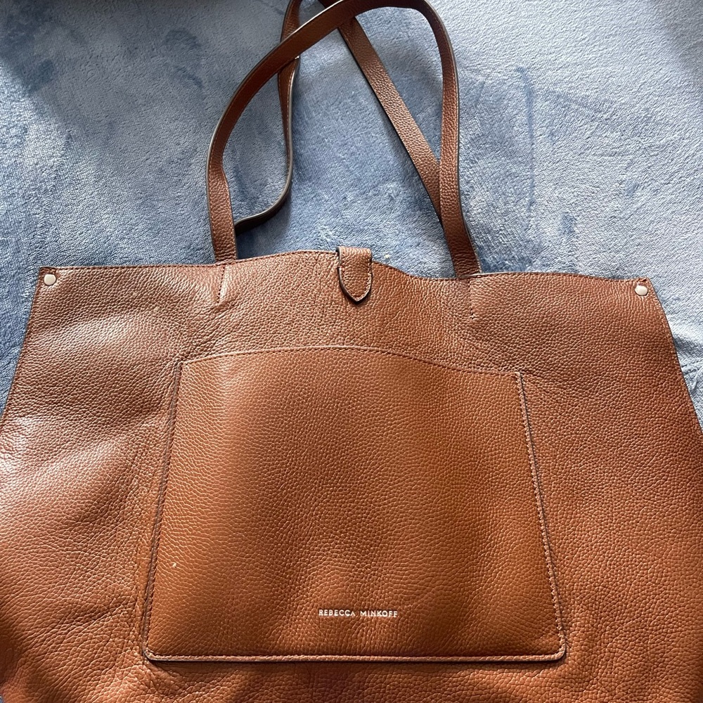 Mansur Gavriel Tan Leather Tote